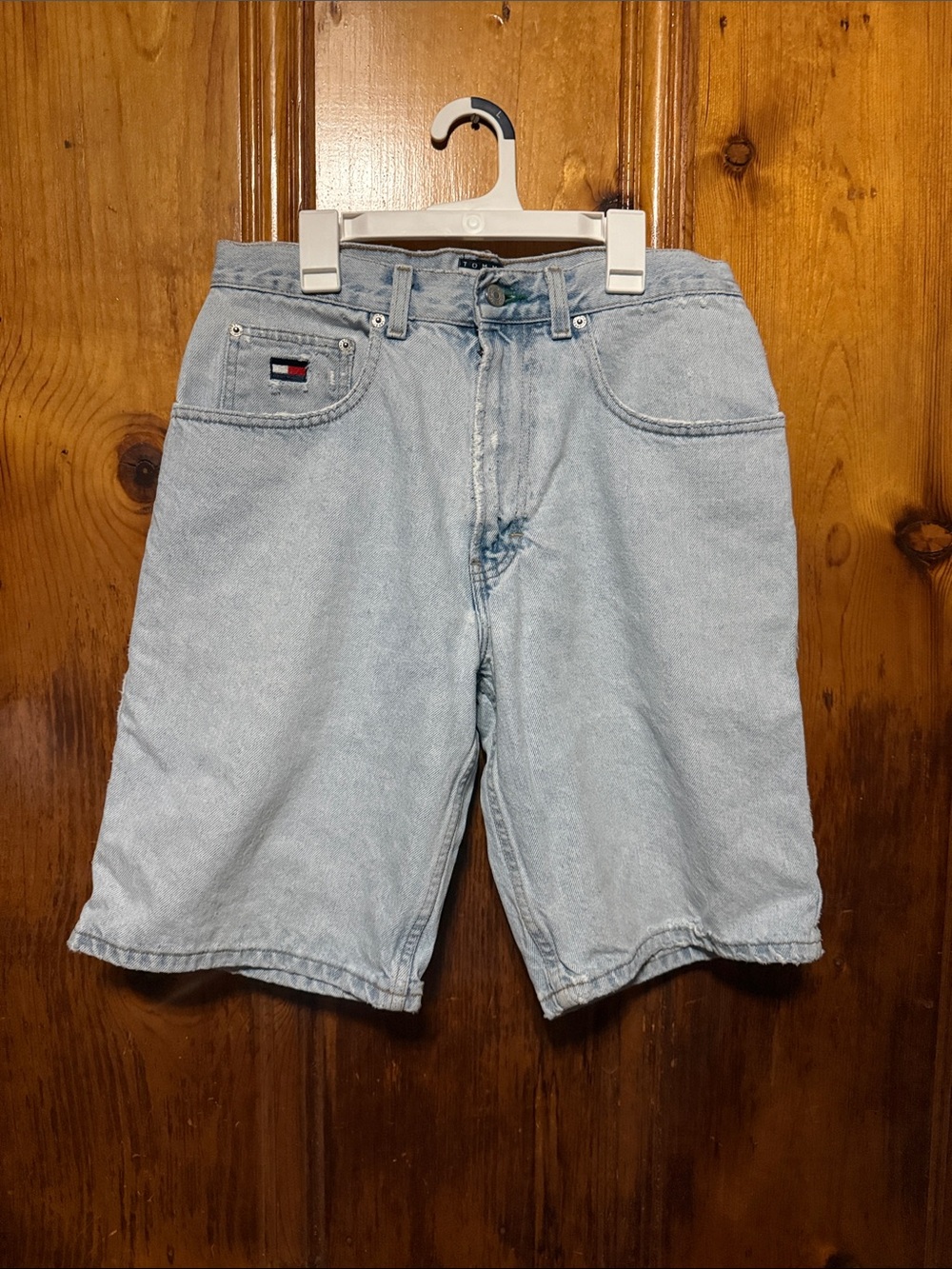 Tommy Hilfiger Light Wash Denim Shorts - Men
